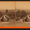 Group of thatched huts.