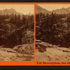 Summit of the western ridge of the Sierras, on the Big Tree and Carson Valley Road looking north.
