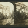 Merced River, Royal Arches, Washington Column and North Dome, Yosemite Valley, U.S.A.