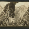 From long trail to Glacier Point, north over Canyon to Half Dome, Yosemite, Cal., U.S.A.