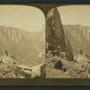 The Valley West from Union Point, - Sentinel Rocks (left) El Capitan (right)and Cathedral Rocks (centre) Yosemite, Cal. U.S.A.