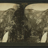 Illilouette Falls and Canyon, N. to Half Dome (right), and North and Basket Domes (left), to Mt. Hoffman (10,870 ft.)Yosemite Valley, Cal., U.S.A.