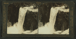Looking down from trail, at the beautiful Vernal Falls (350 ft.), Yosemite Valley, Cal., U.S.A.