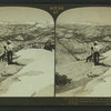 Looking northeast from the Summit of Cloud's Rest over Tenaya Canyon and Tenaya Lake, Yosemite Valley, California, U.S.A.