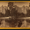 On the Merced River, Cathedral Rocks in the distance.
