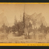 The Three Brothers, 4000 feet high. View from the Marced River.