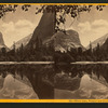 Mirror Lake, Watkins' and clouds' Rest, Mts. and reflections.
