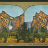 Bridal Veil Falls and Three Graces, Yosemite.