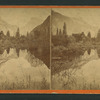 North and South Domes, reflections. Yosemite.