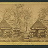 Lamon's Log Cabin, the first erected in the Valley.