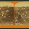 East from Glacier Point Hotel, Yosemite Valley, Cal.