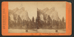 The Three Brothers, 4,000 feet high. Yo-Semite Valley, Mariposa County.