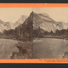 The North and South Domes and Cloud's Rest, Yosemite Valley,  Mariposa County.