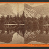 Mirror Lake and reflections, Yo-Semite Valley, Mariposa County.