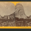 The Cap of Liberty, 4,000 feet above Yo-Semite Valley and Nevada Fall, 700 feet high, Mariposa Co.