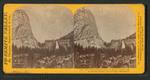 The Cap of Liberty, 4,000 feet above Yo-Semite Valley and Nevada Fall, 700 feet high, Mariposa Co.