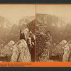 Yosemite Valley, from Mt. Beautitude, 3,900 feet above. Yosemite Valley, California.