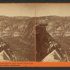 Yosemite Falls and Valley, from Glacier Point, 1,700 feet above. Yosemite Valley, California.