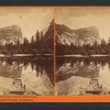 Mirror Lake and its reflections, Yosemite Valley, California.