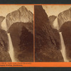 Yo Semite Falls, 2,634 feet high, Lost Arrow Mountain on right. Yo Semite Valley, California.