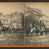 Tourists on horseback.