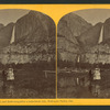 Yosemite Falls, and Reflecting after a horseback ride, Yo Semite Valley, Cal.