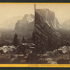 Yo-Semite Valley, (4,060 feet above sea) from Mariposa Trail.