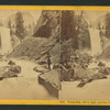 Vernal Fall,(350 feet high.) and Cap of Liberty, (4600 feet above Valley.)