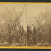Cathedral Spires (2400 feet above Valley), from Trail.