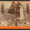 Piwyac, or the Vernal Fall and Mt. Broderick, 300 feet. Yosemite Valley, Mariposa County, Cal.