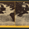 Cascade below the Vernal Fall, Yosemite Valley, Mariposa County, Cal.