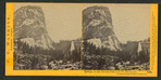 Yowiye, or the Nevada Fall, and Mt. Broderick, Yosemite Valley, Mariposa County, Cal.