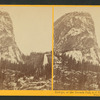 Yowiye, or the Nevada Fall, and Mt. Broderick, Yosemite Valley, Mariposa County, Cal.
