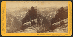 The Vernal and Nevada Falls, from Glacier Point, Yosemite Valley, Mariposa County, Cal.
