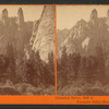 Cathedral Spires, 2200 ft.,Yosemite Valley, Mariposa County, Cal.