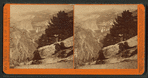 The Vernal and Nevada Falls, from Glacier Point, Yosemite.