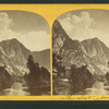 The Lost Arrow. [View of moutains and river valley.]