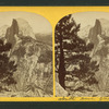 South dome [of Washington Columns] from Glacier Point.