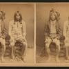 Portrait of two Yuma men in western clothing.