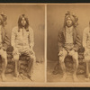 Portrait of two Yuma men in western clothing