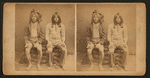 Portrait of two Yuma men in western clothing