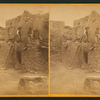 Native Americans in a dwelling