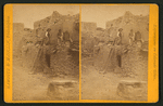 Native Americans in a dwelling