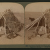 At breakfast--a typical desert home of the Navajo Indians, Navajo reservation, Arizona
