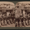 The Kachina dance to the rain-god, Hopi Indian village, Shonghopavi, Arizona