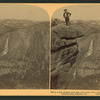 Nearly a mile straight down, and only a step, Glacier Point, Yosemite Valley, California, U.S.A.