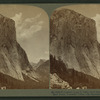El Capitan,(3300 ft. high), most imposing of granite cliffs, east to Half Dome, Yosemite Valley, Cal.