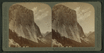 El Capitan,(3300 ft. high), most imposing of granite cliffs, east to Half Dome, Yosemite Valley, Cal.