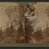 El Capitan, solid granite (3300 ft. high), looking N.W.  Yosemite Valley, Cal.