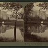 Mirror view of the majestic Cathedral Rocks, looking W.S.W.down the Valley, Cal.